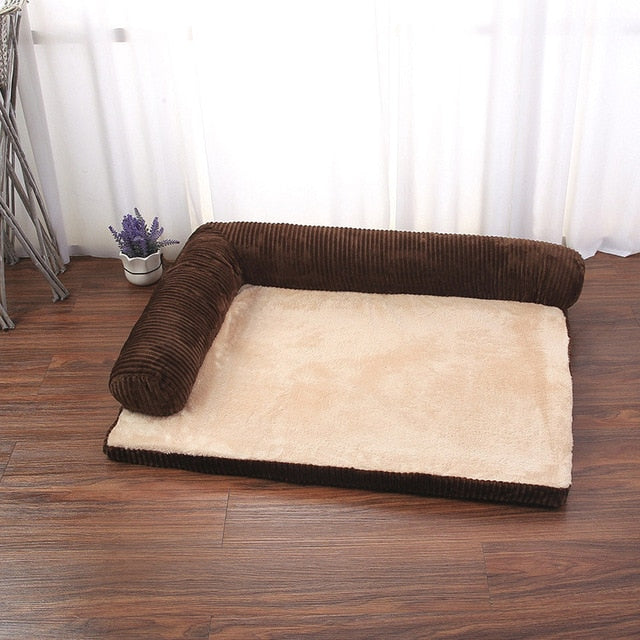 Sofá cama para gato marrón
