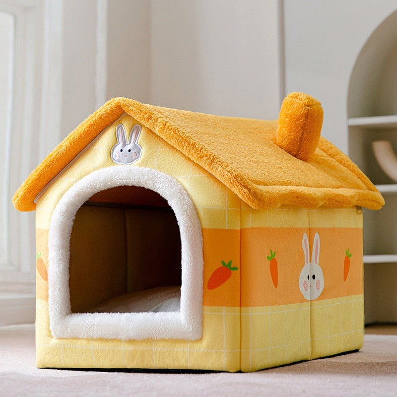 Casa completa para gatos Hoopet naranja