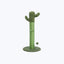 Árbol rascador tipo cactus para gato verde
