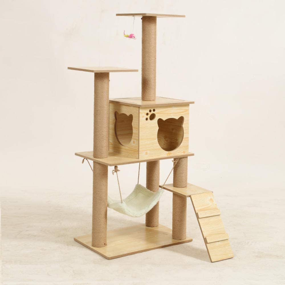 Torre de rascado para gato de juguete elegante
