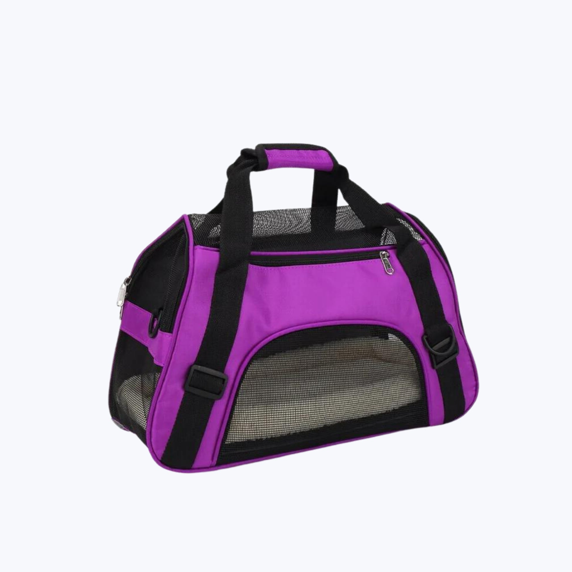 Bolso de transporte deportivo para gatos purpura