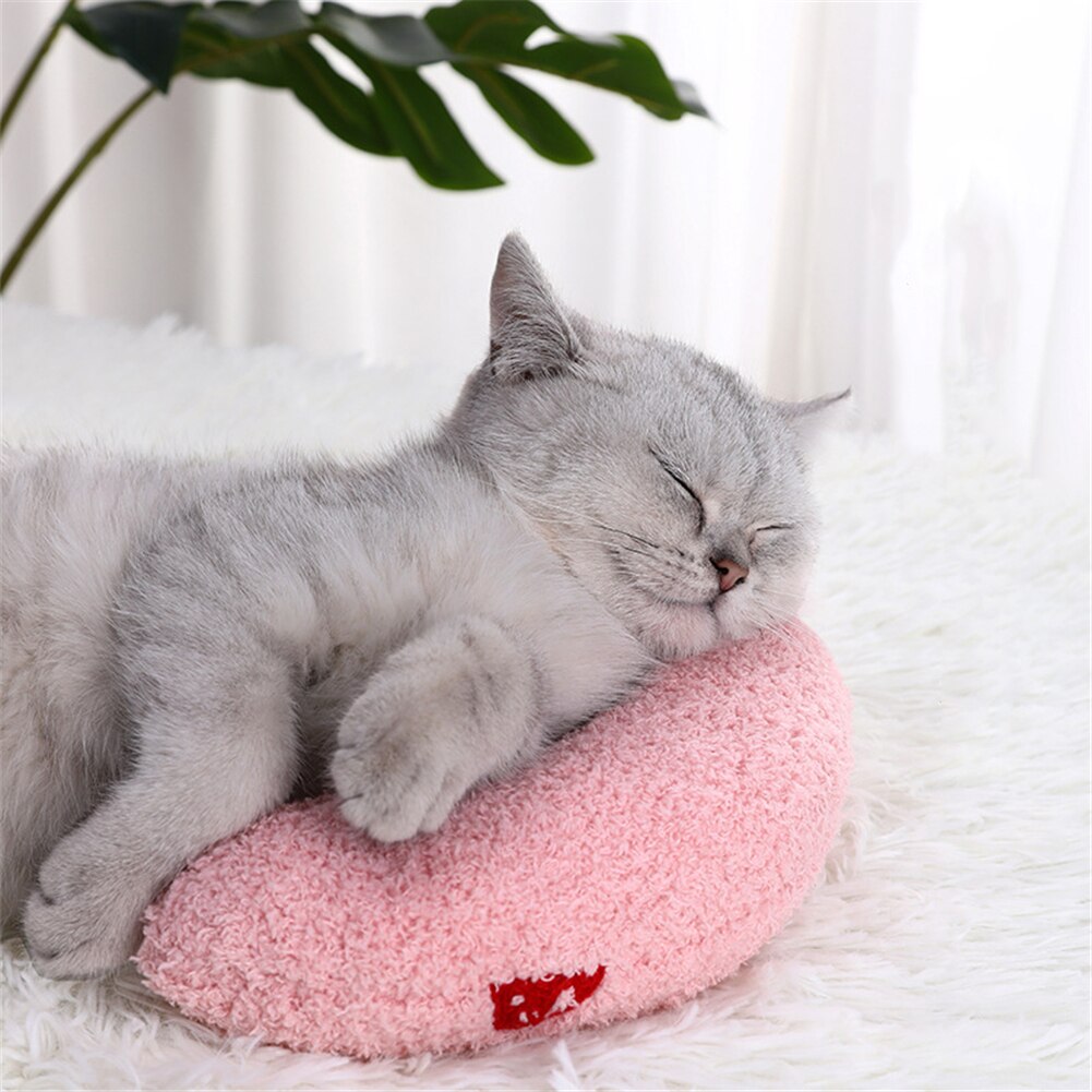 Almohada en forma U para gato suave