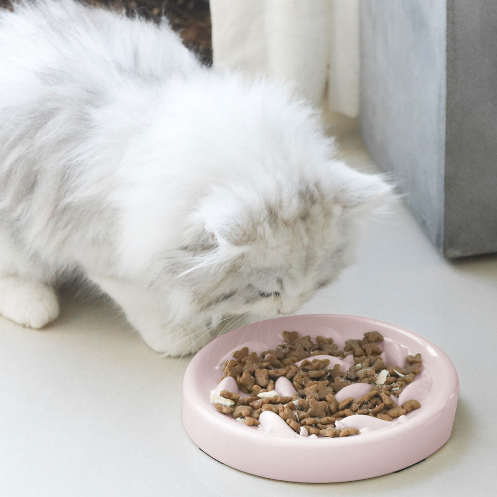 Cuenco antichoke para gatos rosa