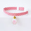 Collar ajustable con corte de campana para gatos huella 1