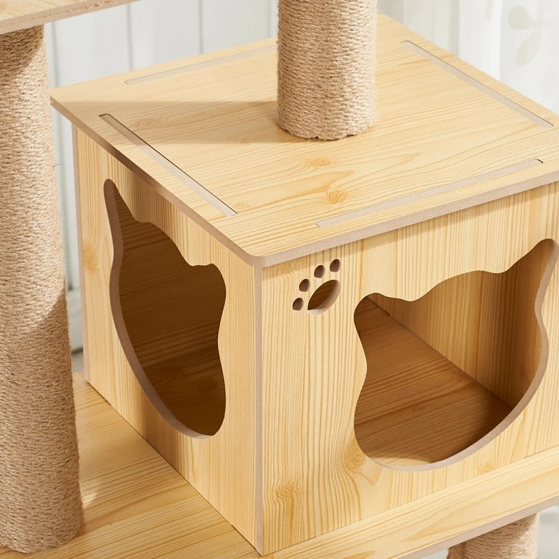Torre de rascado para gato de juguete bonita