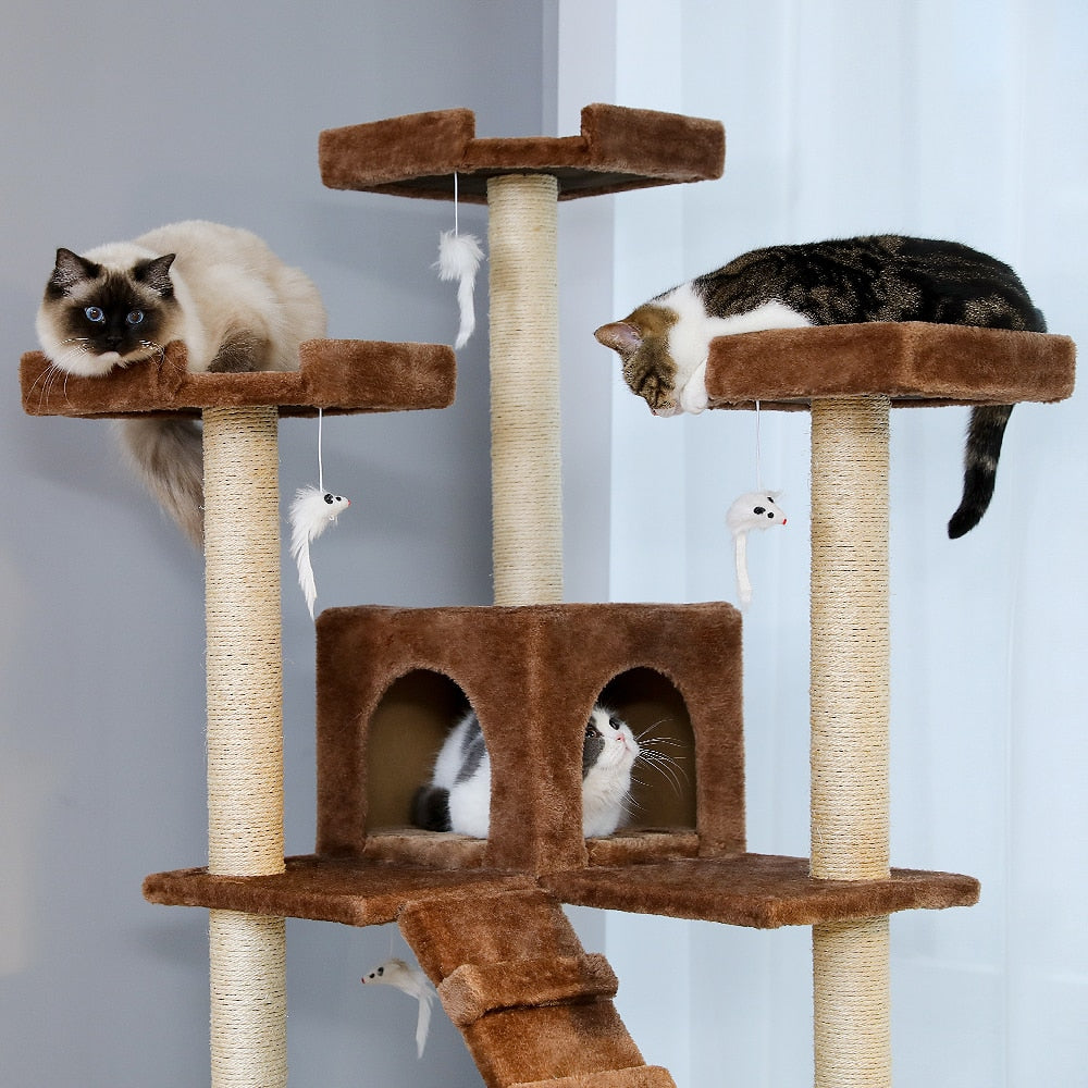 Torre de árbol condominio para gatos cómodo