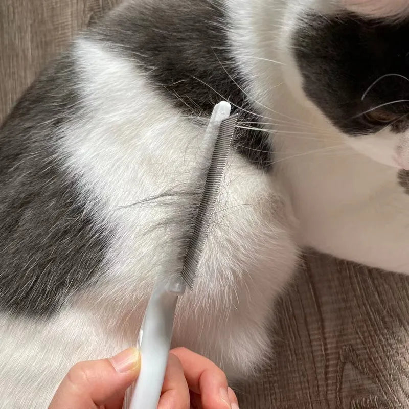 cepillo de depilación antipulgas para gatos útil
